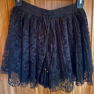 Bershka mini flared lace short-skirt BSK GIRL